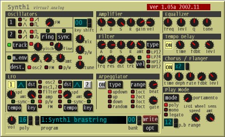 Software Synthesizer Synth1