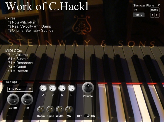 Stereo Steinway Piano / C.Hackl